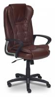 Компьютерное кресло BARON кож/зам, коричневый/коричневый перфорированный, 2 TONE/2 TONE /06