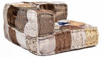 Модуль мягкий угловой Secret De Maison SAN REMO (mod. 10164) velvet patchwork, 80х80х43см, бежево-белый фото Модуль мягкий угловой Secret De Maison SAN REMO (mod. 10164) velvet patchwork, 80х80х43см, бежево-белый. Фото №1