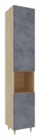 Киото СТЛ.339.07 Шкаф Дуб небраска/Бетон тёмный фото Киото СТЛ.339.07 Шкаф Дуб небраска/Бетон тёмный. Фото №1