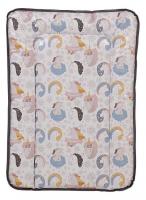 Матрас пеленальный Polini kids Волшебный Единорог, серый фото Матрас пеленальный Polini kids Волшебный Единорог, серый. Фото №1