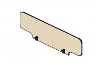 Экран настольный фигурный  (крепление на столешницу) Европа Лайт фото Экран настольный фигурный  (крепление на столешницу) Европа Лайт