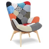 Кресло Contour DС-917(P) patchwork-лоскутный микс