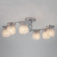 Потолочная люстра Eurosvet Ambroz 3222/6 хром Strotskis. Фото №1