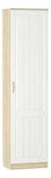 Шкаф для одежды  Оливия НМ 014.71, Правый, Белое дерево, Дуб Сонома