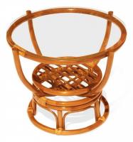 Столик журнальный со стеклом BENOA 5005 Мед