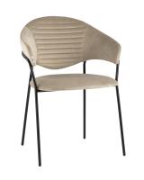 Стул Алексис велюр капучино фото Стул Алексис велюр капучино. Фото №1