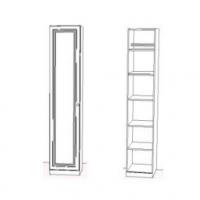 Пенал с полками АЙС фото Пенал с полками АЙС. Фото №1