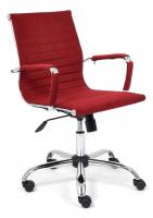 Кресло URBAN-LOW флок , бордовый, 10 фото Кресло URBAN-LOW флок , бордовый, 10. Фото №1