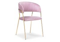 Стул Kamelia pink / gold фото Стул Kamelia pink / gold. Фото №1
