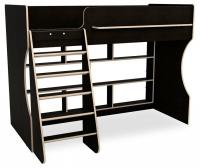 Кровать-чердак Р432-П Капризун 1, древесина коричневая светлая дуб