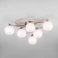 Потолочная люстра Eurosvet Alba 30144/6 античная бронза фото Потолочная люстра Eurosvet Alba 30144/6 античная бронза. Фото №1