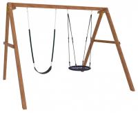 Качели детские Р911-20, коричневый