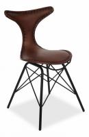 Стул Secret De Maison HORN ( mod. M-19852)  металл/кожа буйвола, 49х56х81см, коричневый  (поставляется по 2 шт) фото Стул Secret De Maison HORN ( mod. M-19852)  металл/кожа буйвола, 49х56х81см, коричневый  (поставляется по 2 шт). Фото №1