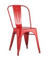 Стул TOLIX красный глянцевый. Фото №1