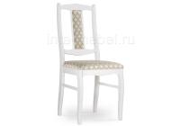 Стул деревянный Киприан белый / бежевый фото Стул деревянный Киприан белый / бежевый. Фото №1