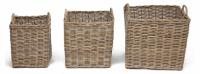 Корзина Secret De Maison Nambo (набор из 3 штук)  натуральный ротанг, 57*57*50/58, 47*57*47/55, 36*36*43/50 см, Натуральный Кубу / Natural K фото Корзина Secret De Maison Nambo (набор из 3 штук)  натуральный ротанг, 57*57*50/58, 47*57*47/55, 36*36*43/50 см, Натуральный Кубу / Natural K. Фото №1