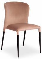 Стул ALVOR (mod. 715) ткань/металл, 48х65х86 см, высота до сиденья 51 см, бежевый barkhat 5/черный (поставляется по 4 шт)