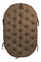 23/02 Матрац для кресла Мамасан ткань, коричневый, 3М7-147. Фото №1