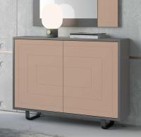 Узкая тумба NORA 3008.2 Plomo/Almendra фото Узкая тумба NORA 3008.2 Plomo/Almendra. Фото №1