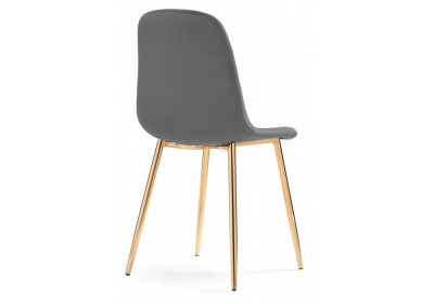 Стул Dabl dark gray / gold фото Стул Dabl dark gray / gold. Фото №4