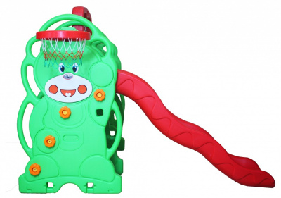 Комплекс игровой Медвежонок, зеленый, красный фото Комплекс игровой Медвежонок, зеленый, красный. Фото №4