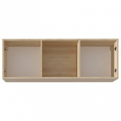 Киото СТЛ.339.04 Полка навесная Дуб небраска/Бетон тёмный. Фото №2