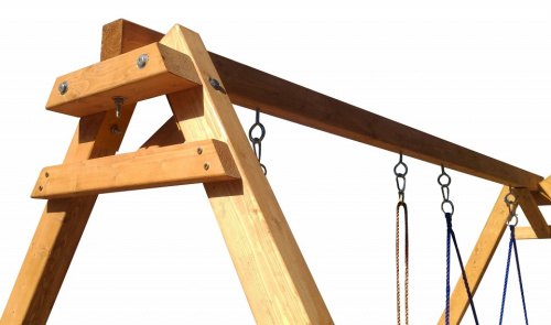 Качели детские Р911-15, коричневый. Фото №5