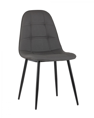 Стул Тейлор экокожа тёмно-серый. Фото №1