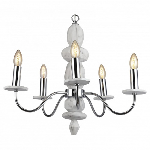 Подвесная люстра Arte Lamp 6062 A6062LM-5WH фото Подвесная люстра Arte Lamp 6062 A6062LM-5WH. Фото №1
