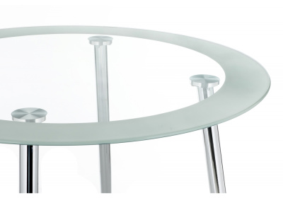 Стол стеклянный Vasko белый фото Стол стеклянный Vasko белый. Фото №3