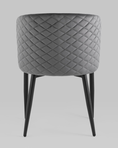 Стул Оскар велюр серый. Фото №6