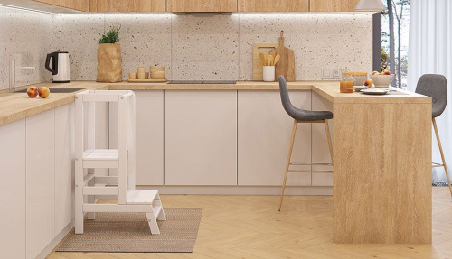 Подставка детская Polini Kids Step, белый. Фото №6