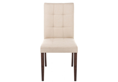 Стул деревянный Madina dark walnut / fabric cream. Фото