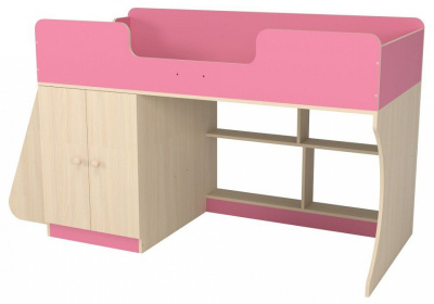 Набор для детской Р441, древесина коричневая светлая дуб. Фото №4