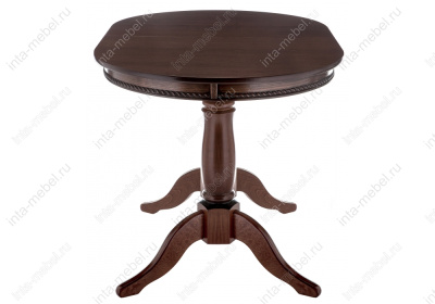 Стол деревянный Кантри 120 орех с коричневой патиной. Фото