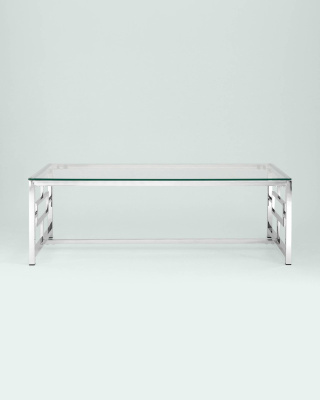 Журнальный стол 120*60 БРУКЛИН серебро фото Журнальный стол 120*60 БРУКЛИН серебро. Фото №4