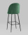 Стул барный Марсель велюр зеленый. Фото №7