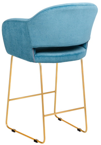Кресло полубар Oscar Блю/ЛинкЗолот. Фото №5