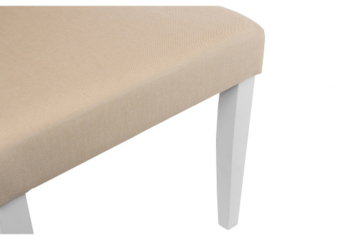 Стул деревянный Amelia white / fabric cream. Фото №8