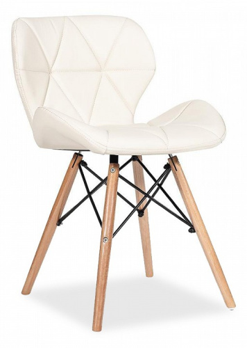 Стул STUTTGART (mod. 74) дерево береза/металл/экокожа, 42 х 52 х 72 х 45 см, слоновая кость /бук (поставляется по 4 шт) фото Стул STUTTGART (mod. 74) дерево береза/металл/экокожа, 42 х 52 х 72 х 45 см, слоновая кость /бук (поставляется по 4 шт). Фото №1