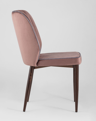 Стул Лоренс велюр пыльно-розовый фото Стул Лоренс велюр пыльно-розовый. Фото №4