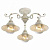 Потолочная люстра Arte Lamp Grazioso A4577PL-3WG