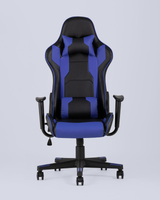 Кресло игровое TopChairs Diablo синее фото Кресло игровое TopChairs Diablo синее. Фото №5