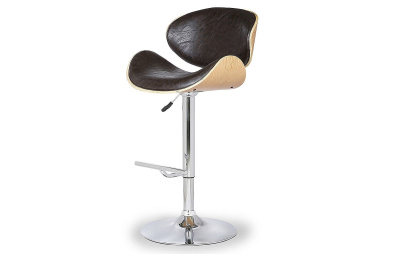 Стул барный JY1076 коричневый. Фото