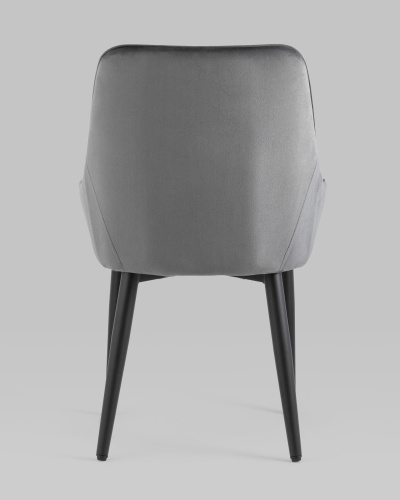 Стул Диана велюр серый. Фото №6