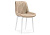 Стул Седа велюр бежевый / белый