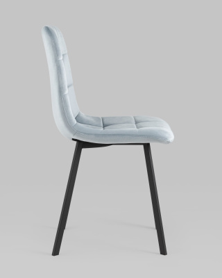 Стул Chilly велюр серо-голубой. Фото №4