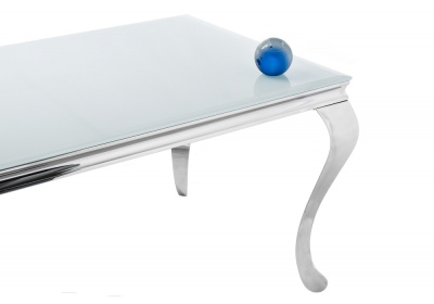 Стол стеклянный Sondal 160 белый. Фото №5