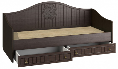 кровать Монблан  венге/орех шоколадный фото кровать Монблан  венге/орех шоколадный. Фото №3