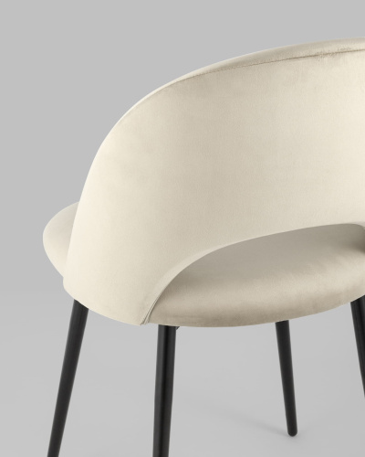 Стул Меган велюр бежевый. Фото №8